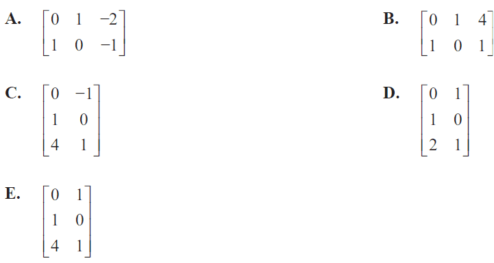 Matrix options