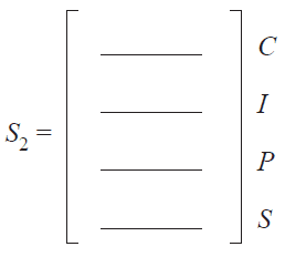 State matrix S2 for completion.