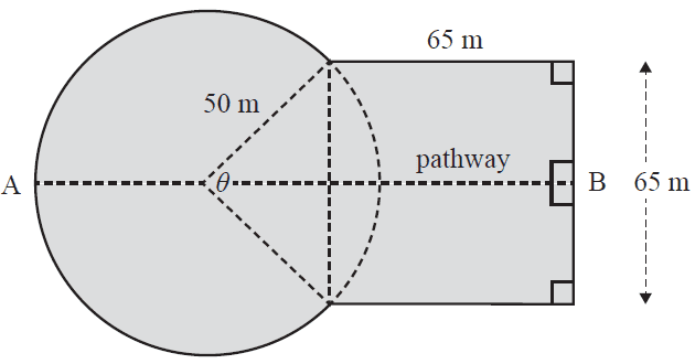 Diagram of a planned pathway from A to B.