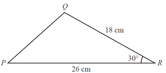 Triangle PQR