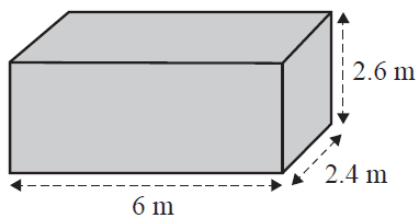 Diagram of a shipping container.
