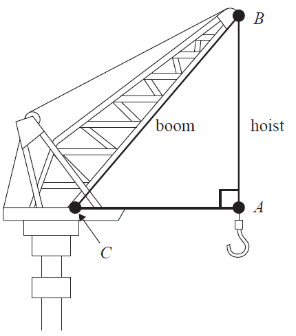Diagram of a crane.