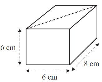 Rectangular prism cake.